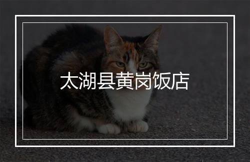 太湖县黄岗饭店