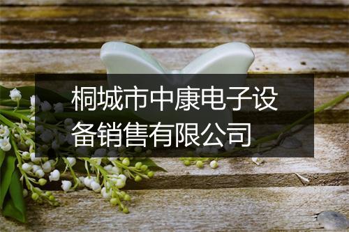 桐城市中康电子设备销售有限公司