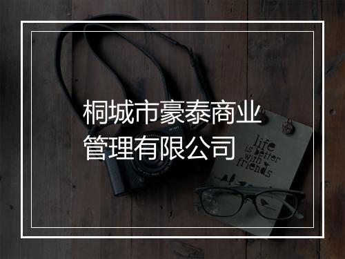 桐城市豪泰商业管理有限公司