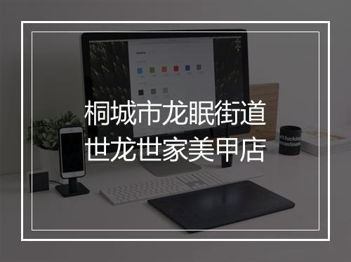桐城市龙眠街道世龙世家美甲店