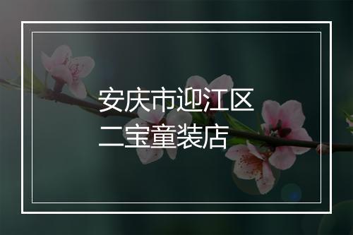 安庆市迎江区二宝童装店