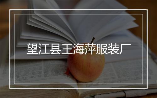 望江县王海萍服装厂