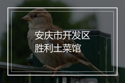 安庆市开发区胜利土菜馆