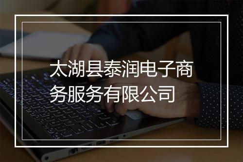 太湖县泰润电子商务服务有限公司