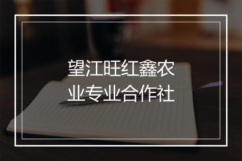 望江旺红鑫农业专业合作社