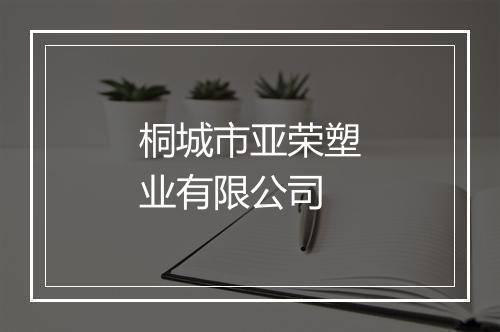 桐城市亚荣塑业有限公司