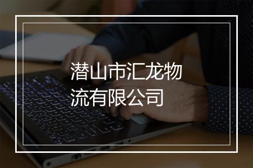 潜山市汇龙物流有限公司