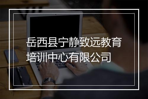 岳西县宁静致远教育培训中心有限公司