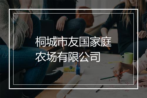 桐城市友国家庭农场有限公司