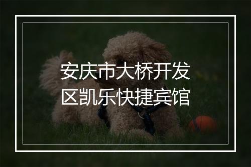 安庆市大桥开发区凯乐快捷宾馆