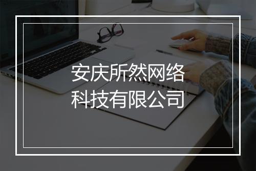 安庆所然网络科技有限公司