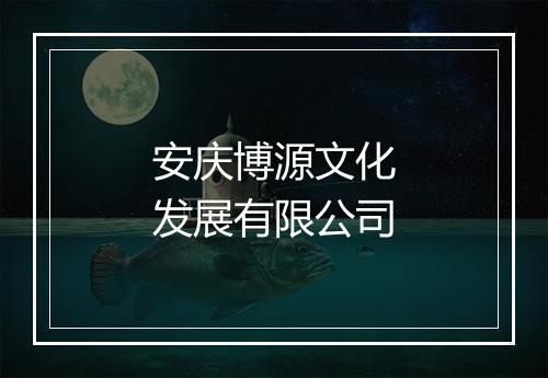 安庆博源文化发展有限公司