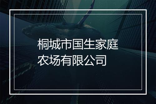 桐城市国生家庭农场有限公司