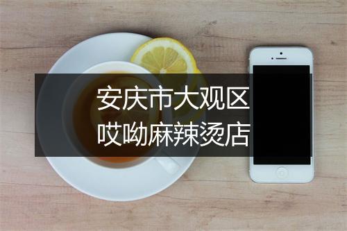 安庆市大观区哎呦麻辣烫店