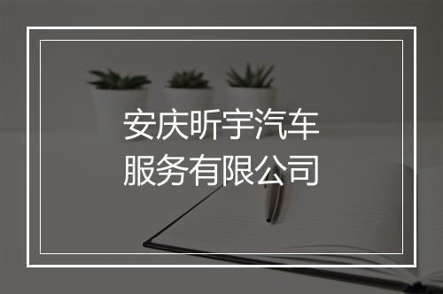 安庆昕宇汽车服务有限公司