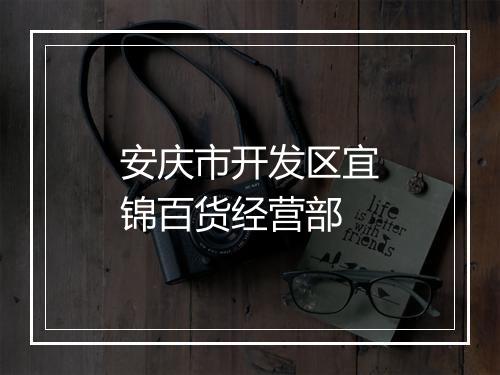 安庆市开发区宜锦百货经营部