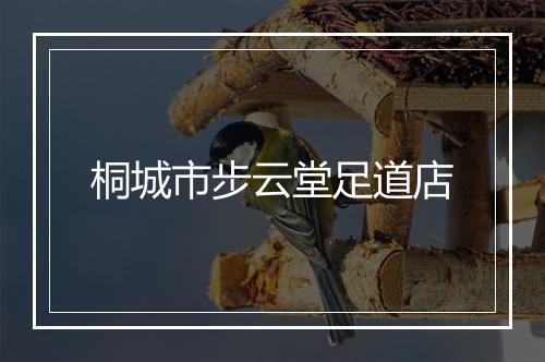 桐城市步云堂足道店