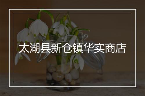 太湖县新仓镇华实商店
