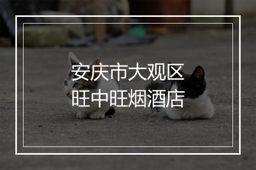 安庆市大观区旺中旺烟酒店
