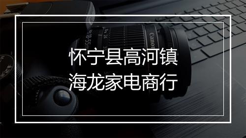 怀宁县高河镇海龙家电商行