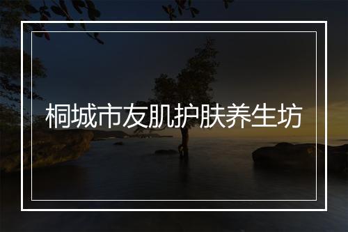 桐城市友肌护肤养生坊