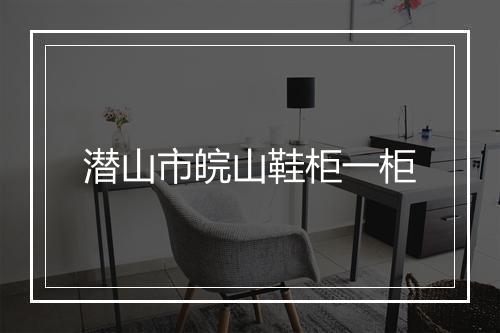 潜山市皖山鞋柜一柜