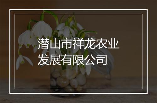 潜山市祥龙农业发展有限公司