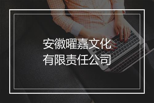 安徽曜嘉文化有限责任公司