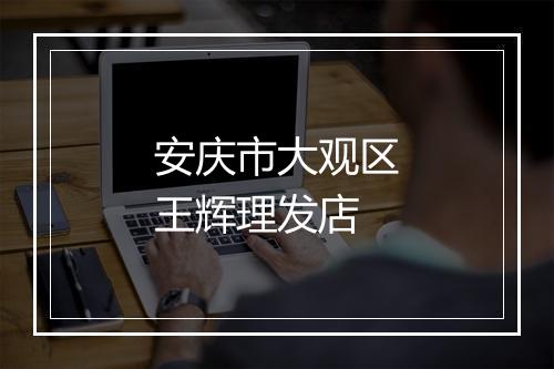 安庆市大观区王辉理发店