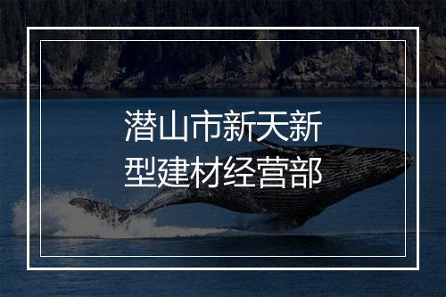 潜山市新天新型建材经营部