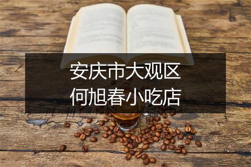 安庆市大观区何旭春小吃店