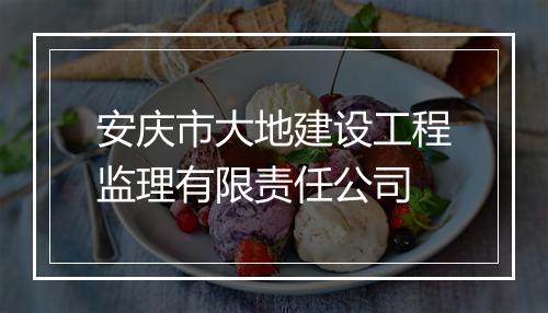 安庆市大地建设工程监理有限责任公司