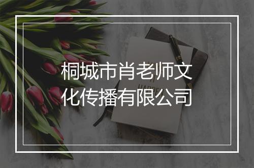 桐城市肖老师文化传播有限公司