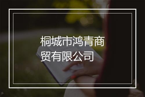 桐城市鸿青商贸有限公司