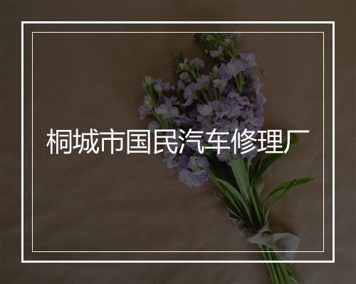 桐城市国民汽车修理厂