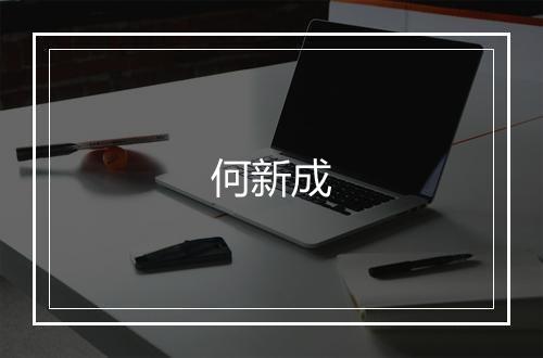 何新成