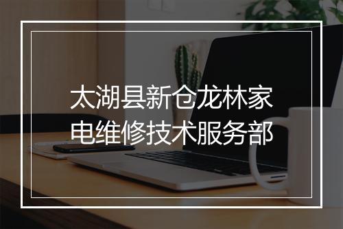 太湖县新仓龙林家电维修技术服务部