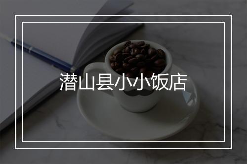 潜山县小小饭店