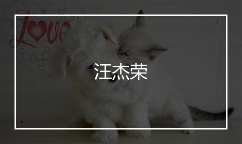 汪杰荣