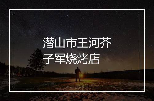 潜山市王河芥子军烧烤店
