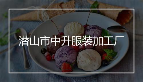 潜山市中升服装加工厂