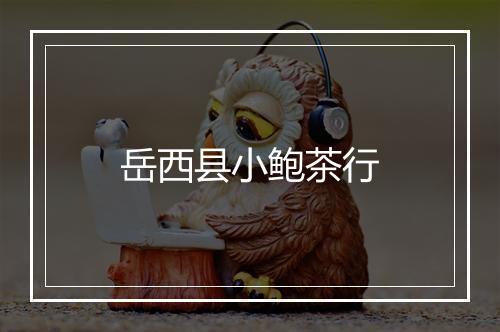 岳西县小鲍茶行