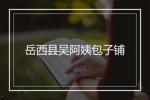 岳西县吴阿姨包子铺