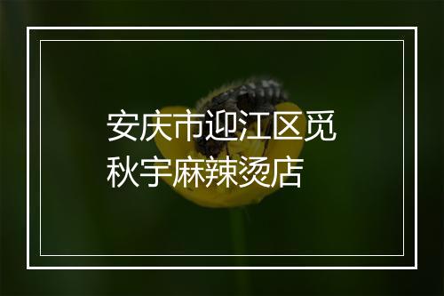 安庆市迎江区觅秋宇麻辣烫店