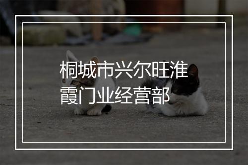 桐城市兴尔旺淮霞门业经营部