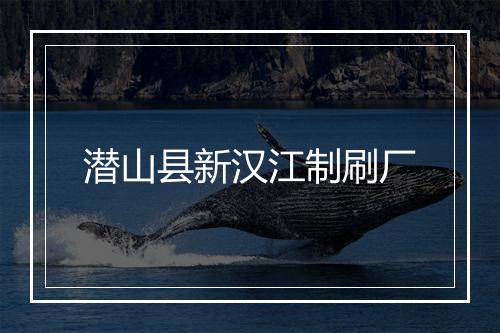潜山县新汉江制刷厂