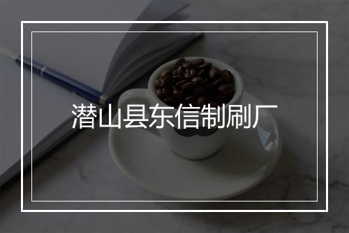 潜山县东信制刷厂