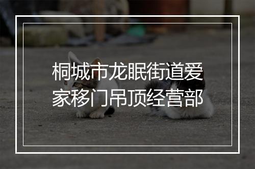 桐城市龙眠街道爱家移门吊顶经营部