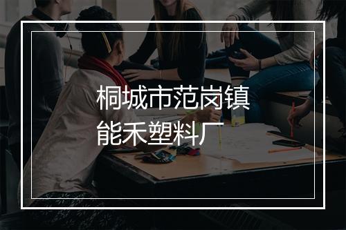 桐城市范岗镇能禾塑料厂