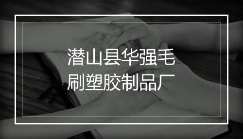 潜山县华强毛刷塑胶制品厂